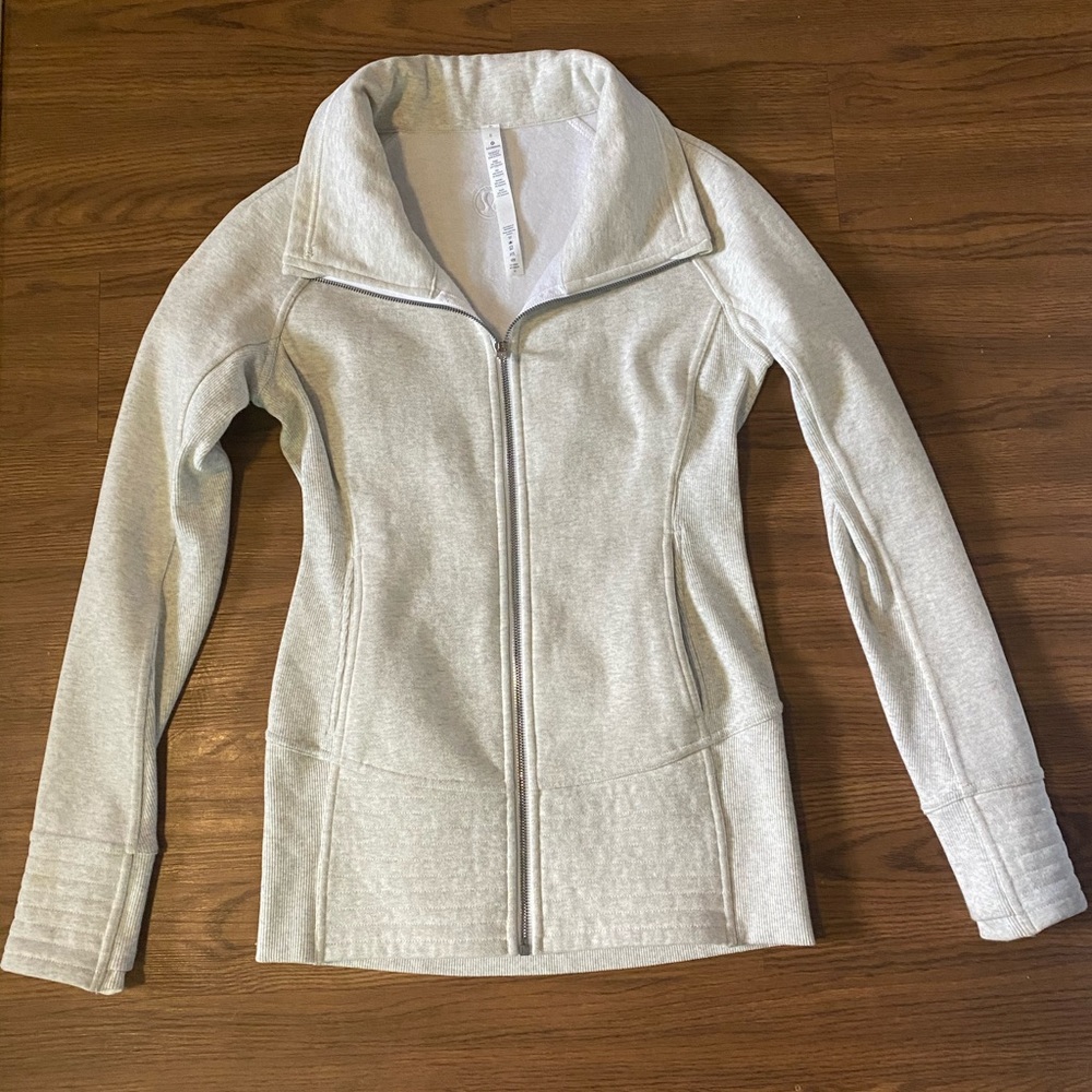 Lululemon heathered ivory jacket!